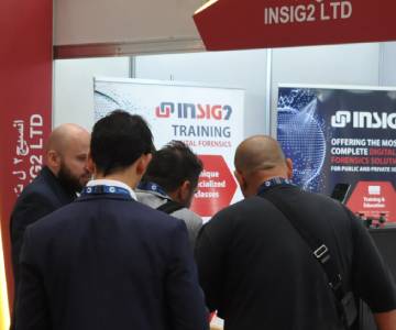  Visitors on the Insig2's stand at Milipol Qatar