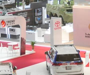 View of Trend Micro's stand at Milipol Qatar