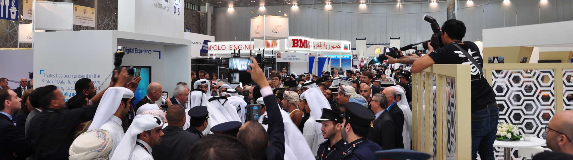 Opening visit of Milipol Qatar, international event for homeland security and civil defence in the Middle East