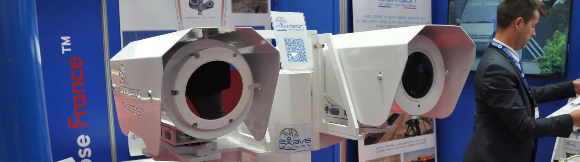 innovation displayed on an exhibitor stand at Milipol Qatar