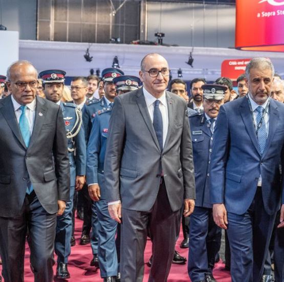 Official opening Ceremony of Milipol Paris with multiple international delegations in attendance.