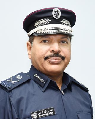 Portrait of Major General Nasser Bin Fahad Al Thani, the Milipol Qatar Committee Chairman